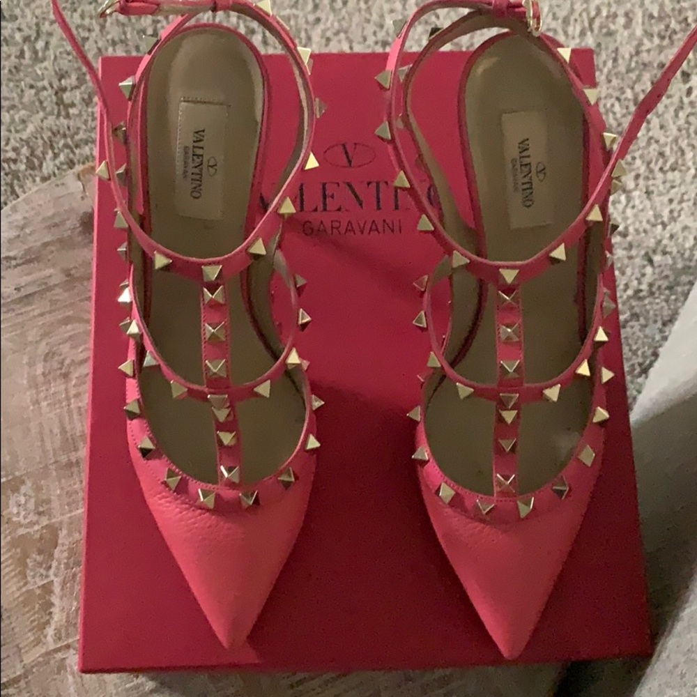 Authentic Hot pink size 40.5 worn approx 3 times.